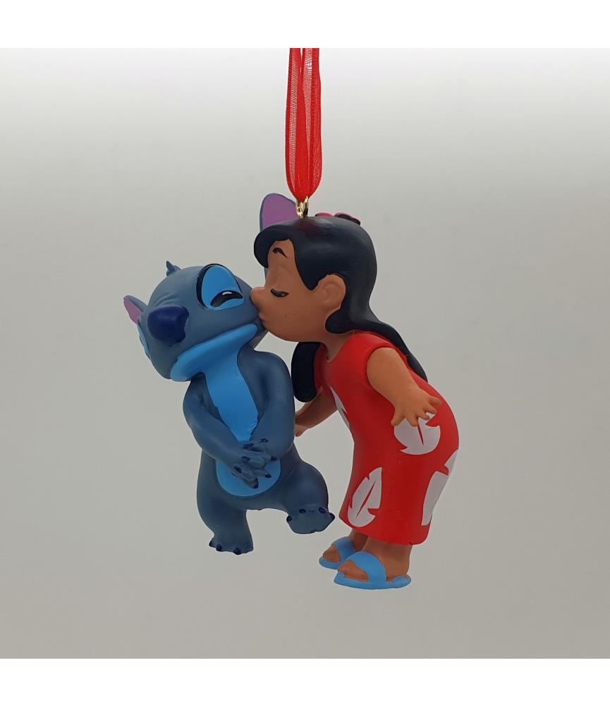 Lilo & Stitch kiss ornament