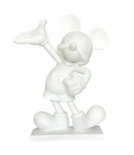 Mickey Mouse white garden statue