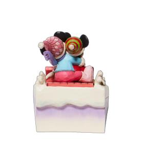 "Sledding Sweethearts": Mickey & Minnie