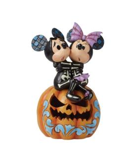 Spine-tingling Sweethearts: Mickey & Minnie LED Pumpkin