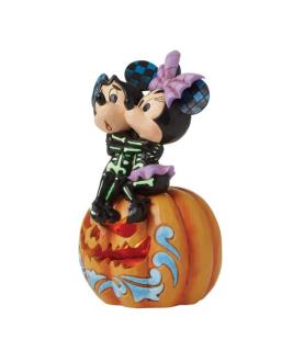 Spine-tingling Sweethearts: Mickey & Minnie LED Pumpkin