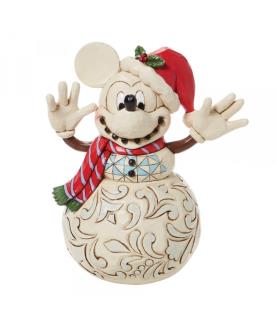 "Snowy Smile": Mickey Mouse Snowman