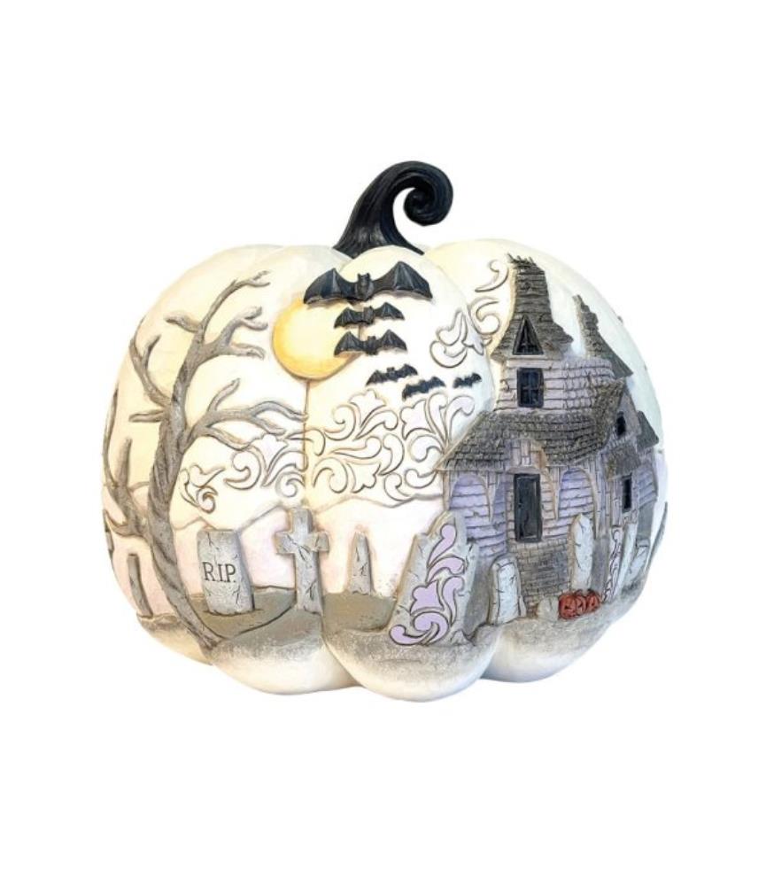 A Little Batty: Haunted Pumpkin Scene (Exp 2025-05-01)