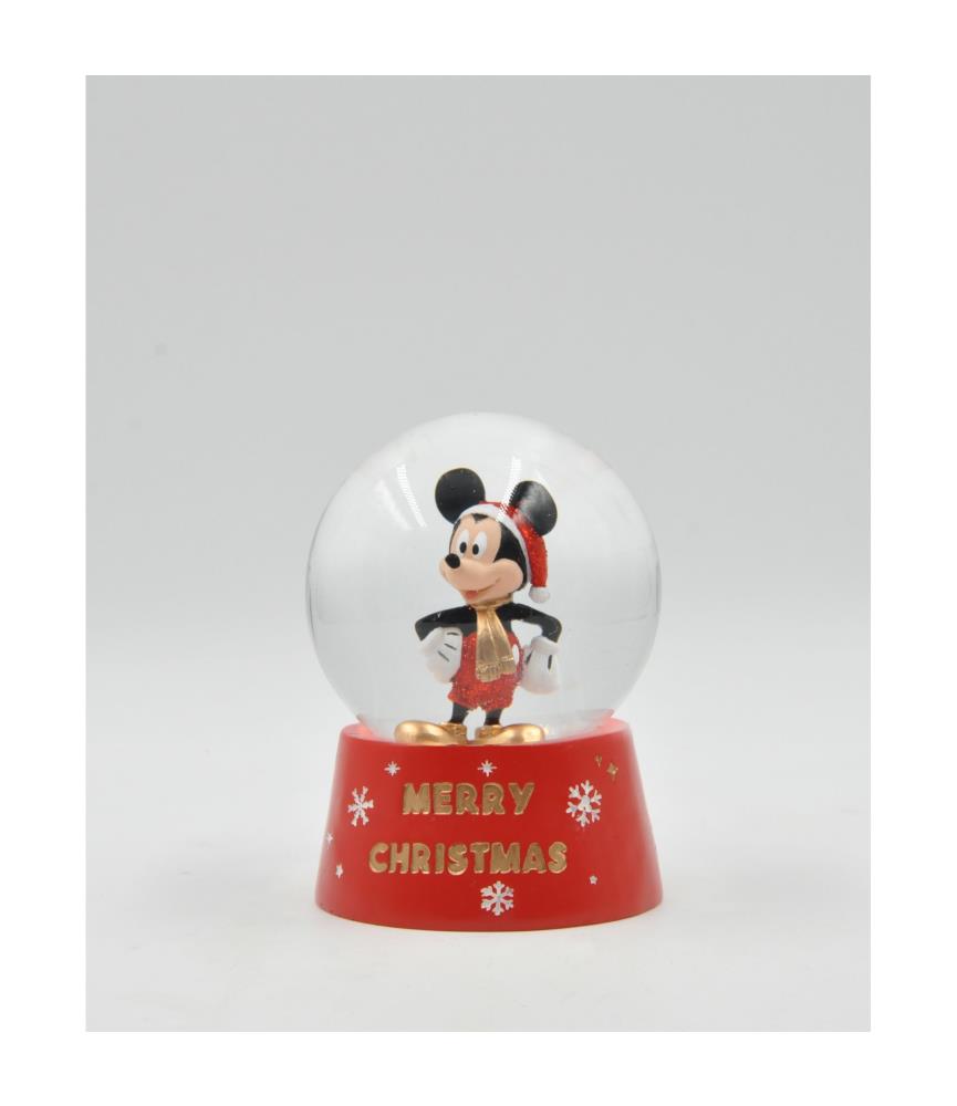 Mickey LED Snow Globe Merry Christmas