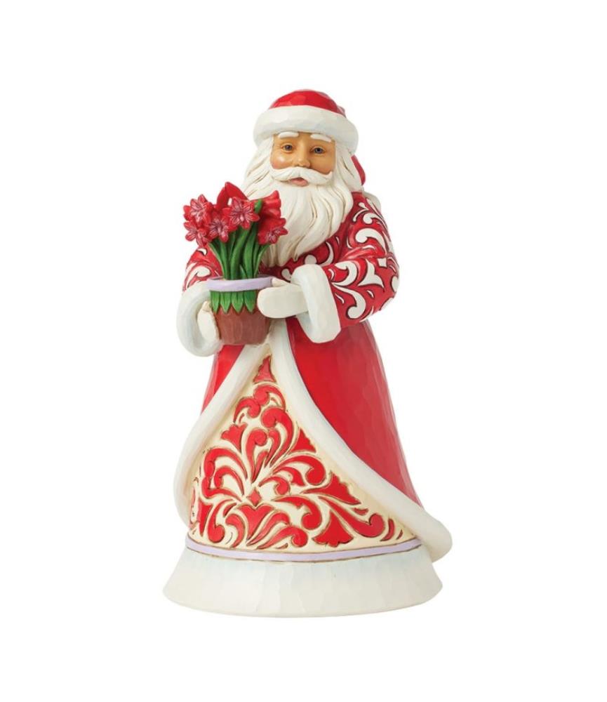 Blooms of the Season: Santa with Blooming Amaryllis (Exp 2025-06-30)