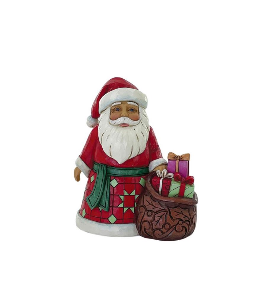 Filled with Christmas Cheer: Santa with Toy Bag Pint Figurine (Expected)