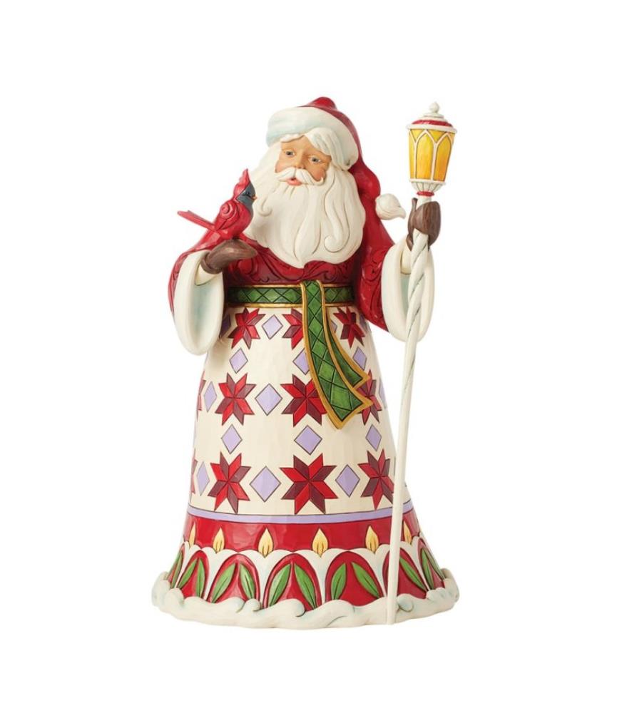 Spreading Christmas Cheer: Santa holding Cardinal (Exp 2025-08-11)