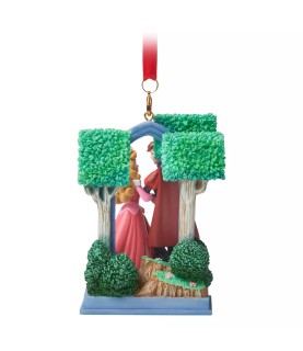 Aurora and Phillip Sketchbook Ornament – Sleeping Beauty – Pink