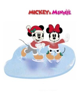 Mickey and Minnie Mouse Skating Figurine (Expected)