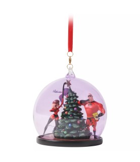 The Incredibles Glass Globe Sketchbook Ornament