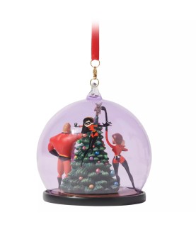 The Incredibles Glass Globe Sketchbook Ornament