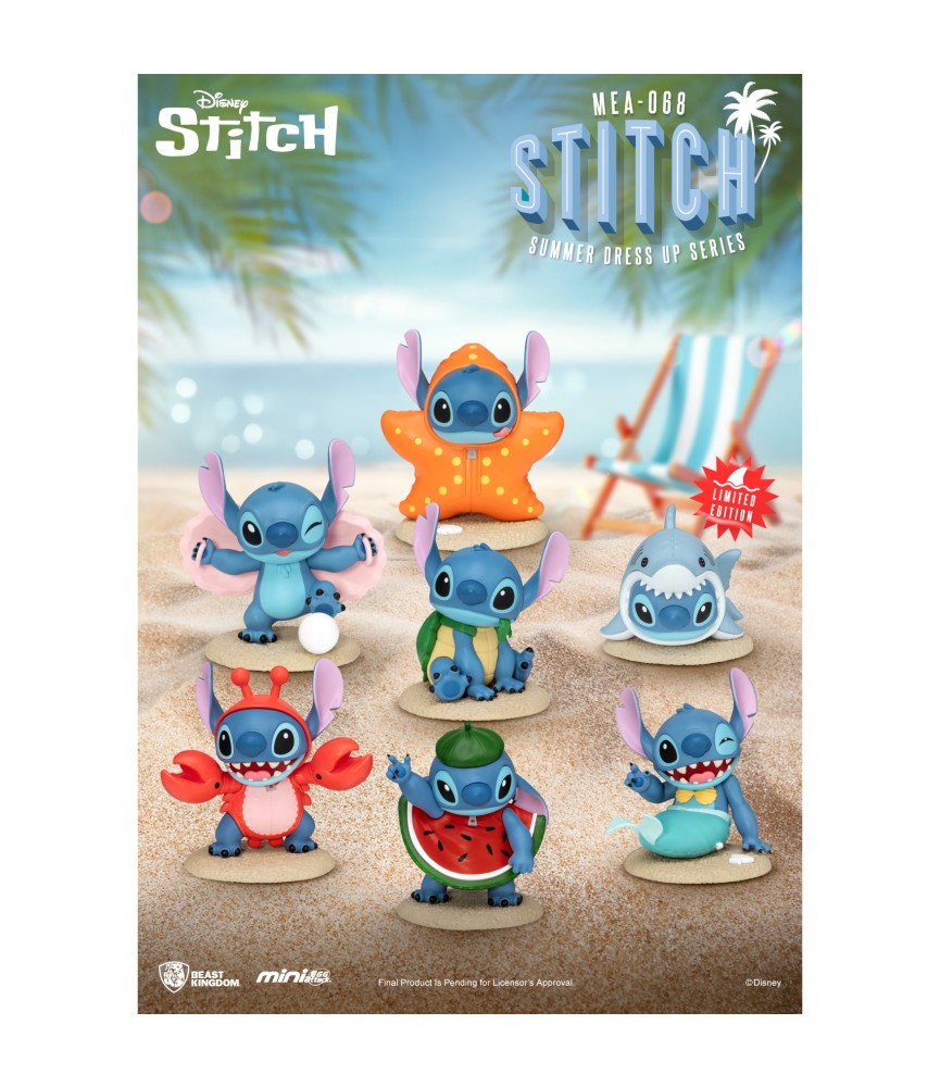 Lilo & Stitch Mini Egg Attack Figure Assortment Stitch Summer dress up (Exp 07/2025)