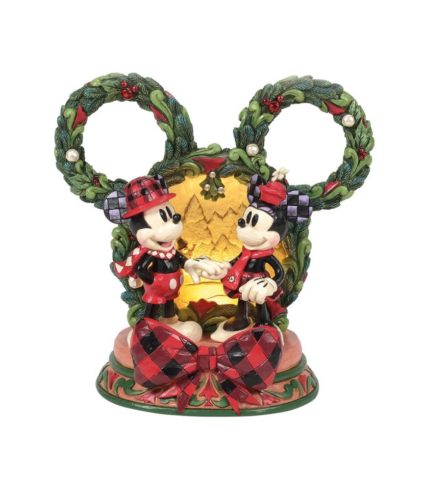 Magical Winter Moments (Mickey & Minnie Diorama) First Edition LE1000 Signed by Jim Shore (Exp 2025-07-02)