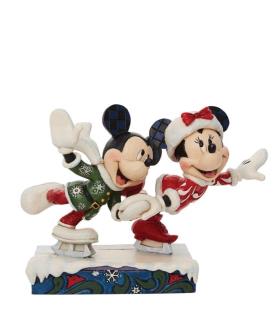 "Skating Sweethearts": Mickey and Minnie Ice Skating