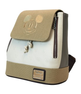 Loungefly Mini Canvas Backpack - Mickey and friends