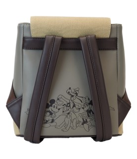 Loungefly Mini Canvas Backpack - Mickey and friends