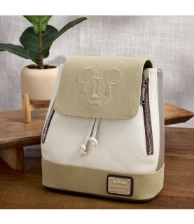Loungefly Mini Canvas Backpack - Mickey and friends