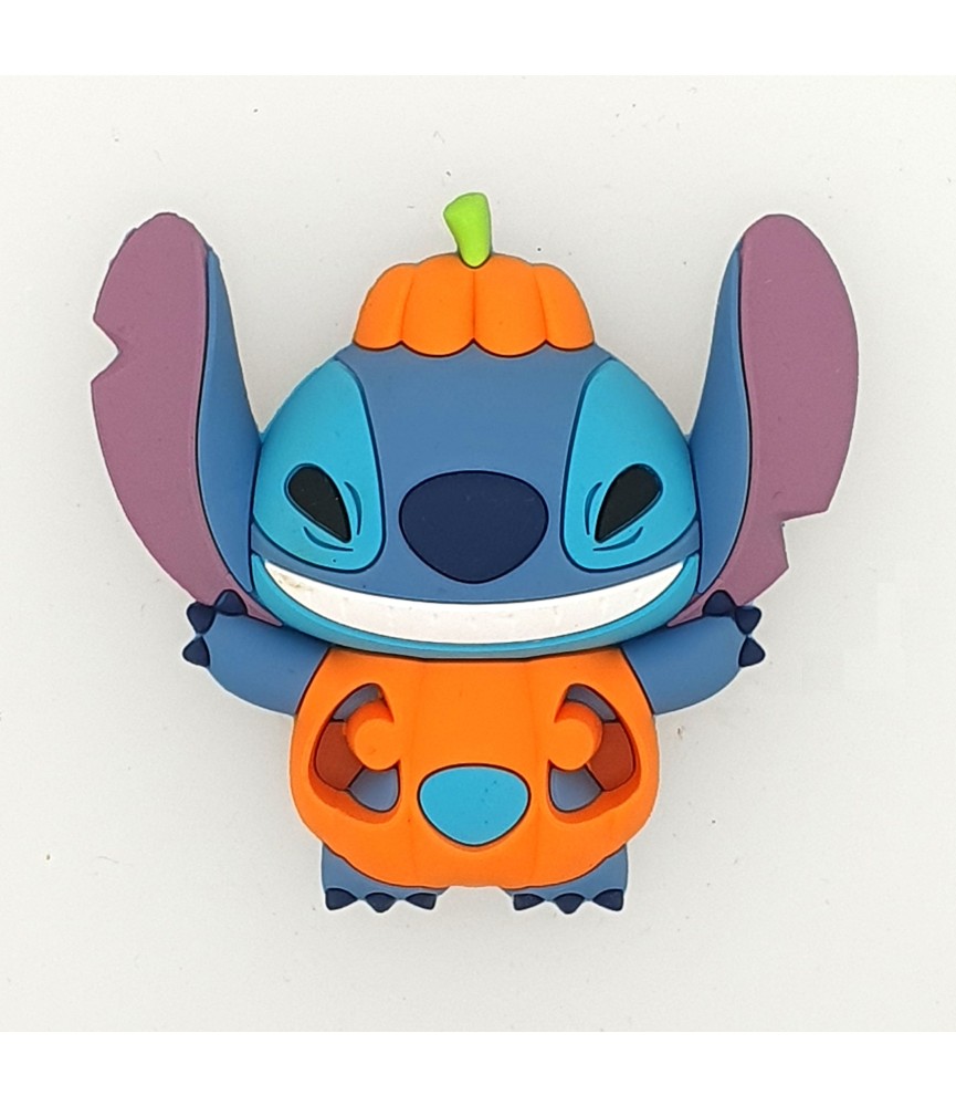 Stitch pumpkin magnet