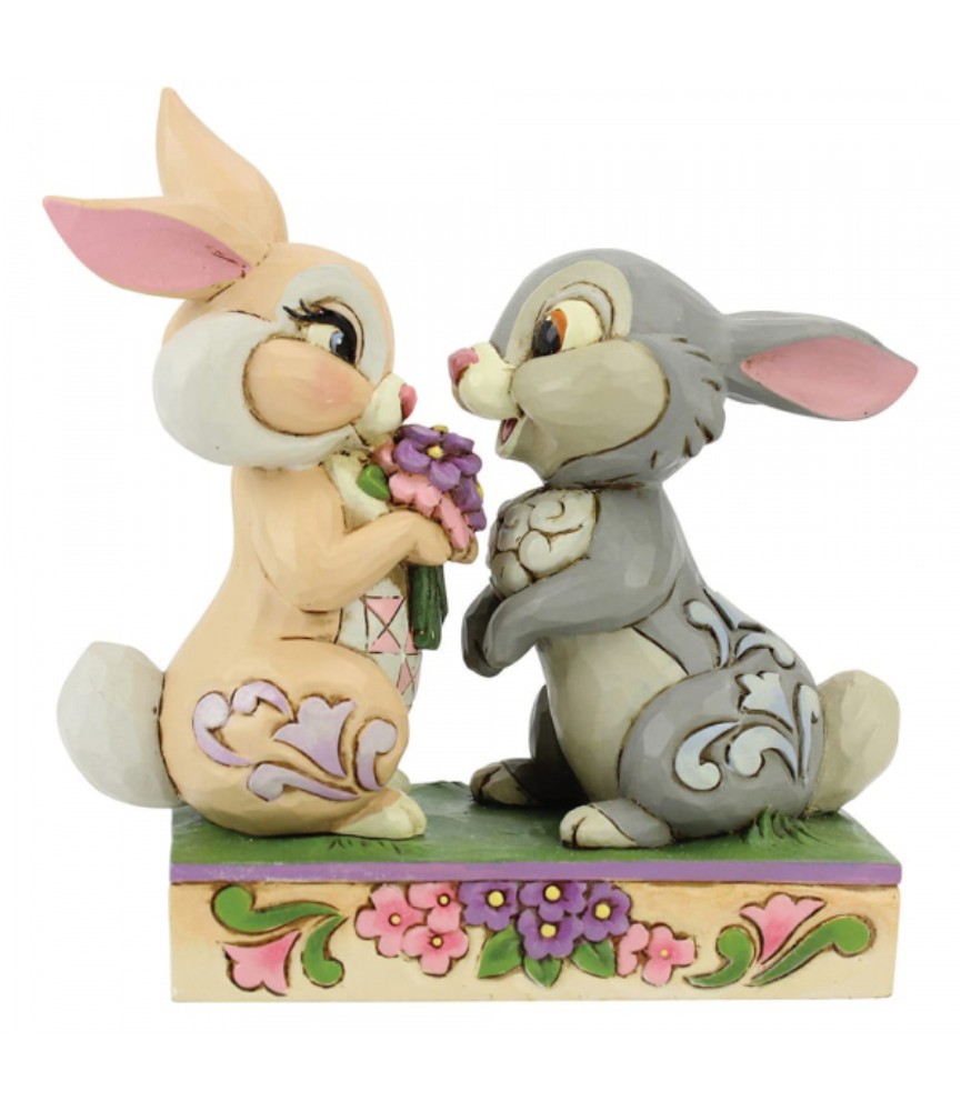 Bunny Bouquet: Thumper and Blossom Snuggling