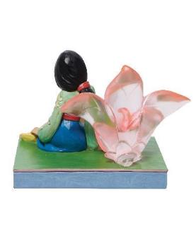 Mulan with Clear Resin Cherry Blossom