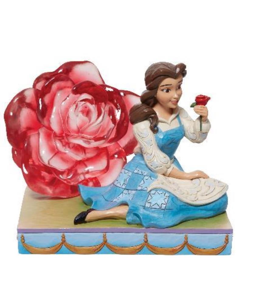 Belle with Clear Resin Rose