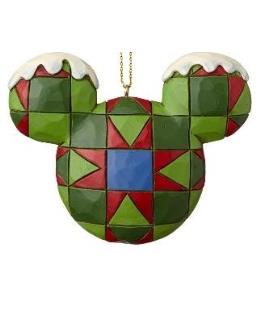 Mickey Mouse Head Hanging Ornament Set