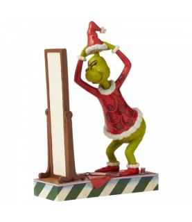 Grinch Getting Dressed in Santa Suit