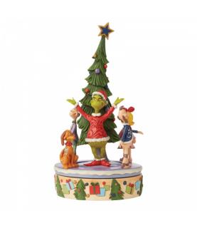 Grinch Rotator with Whos Figurine