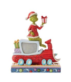 Grinch on Train Figurine