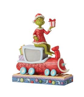 Grinch on Train Figurine