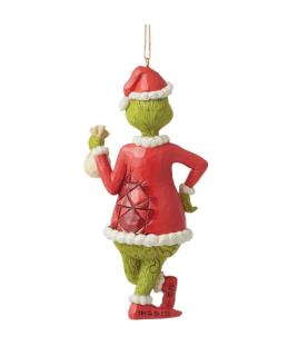 Grinch with Bag of Coal Hanging Ornament