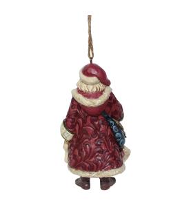 Victorian Santa with Satchel ornament