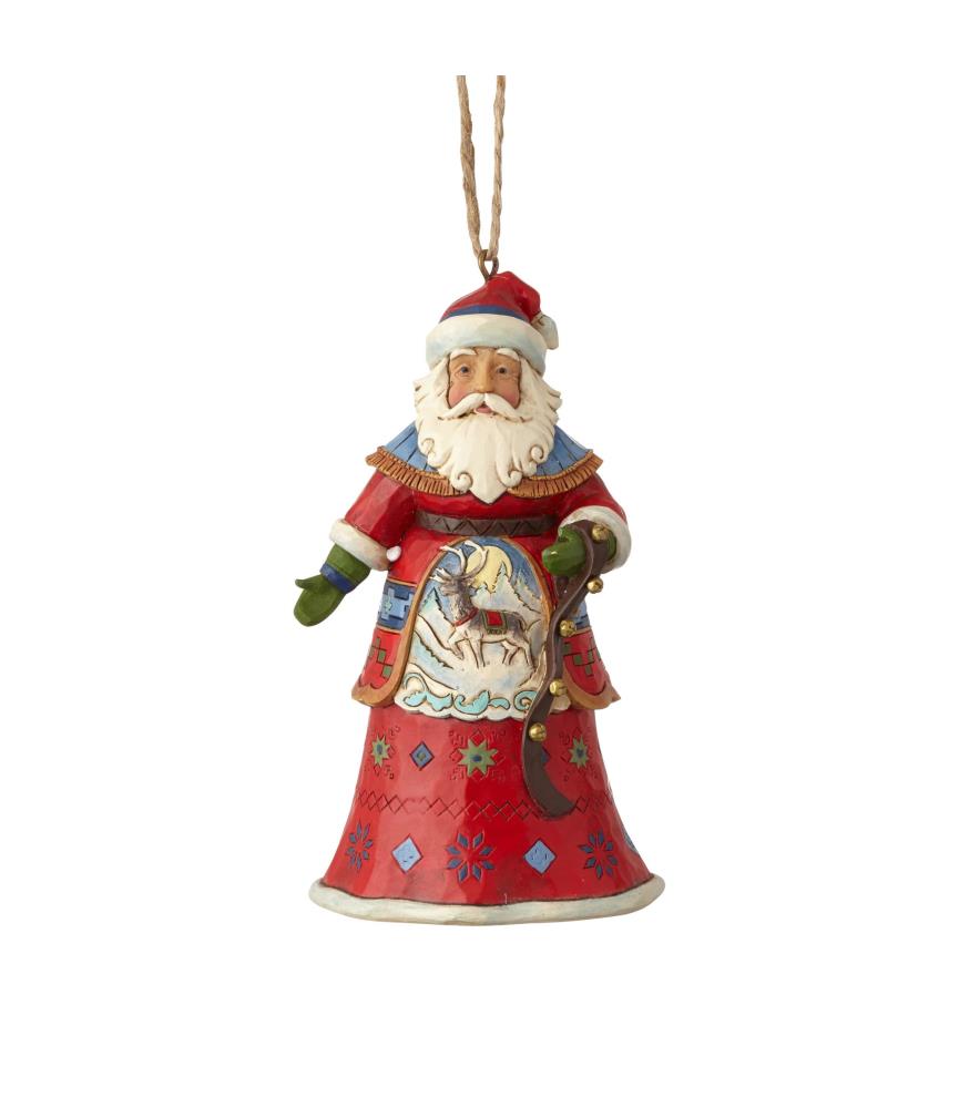 Lapland Santa with Bells ornament