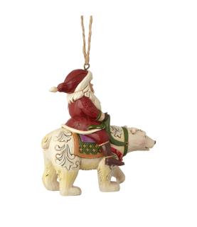 Santa Riding a Polar Bear