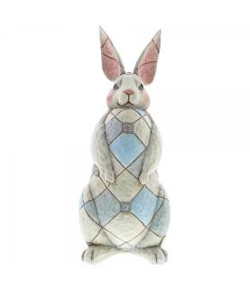 Grey Rabbit Garden Statue