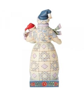Bundled in Love (Snowman with Snowbaby)