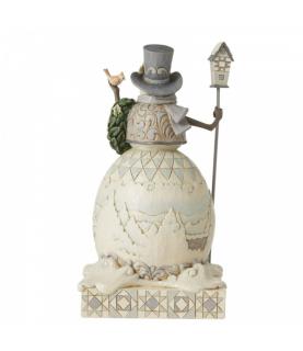 Joyful Are Winter Days (White Woodland Snowman)