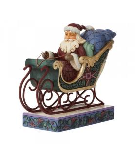 Ready for a Journey Around the World (Santa in Sleigh)