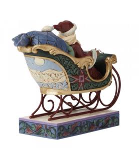 Ready for a Journey Around the World (Santa in Sleigh)