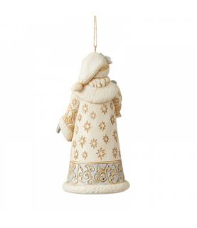 Holiday Lustre Santa Hanging Ornament