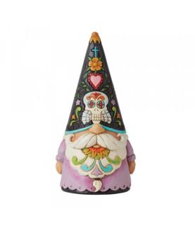 "Deadicated": Day of the Dead Gnome Figurine