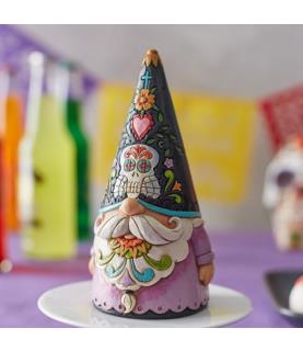 "Deadicated": Day of the Dead Gnome Figurine
