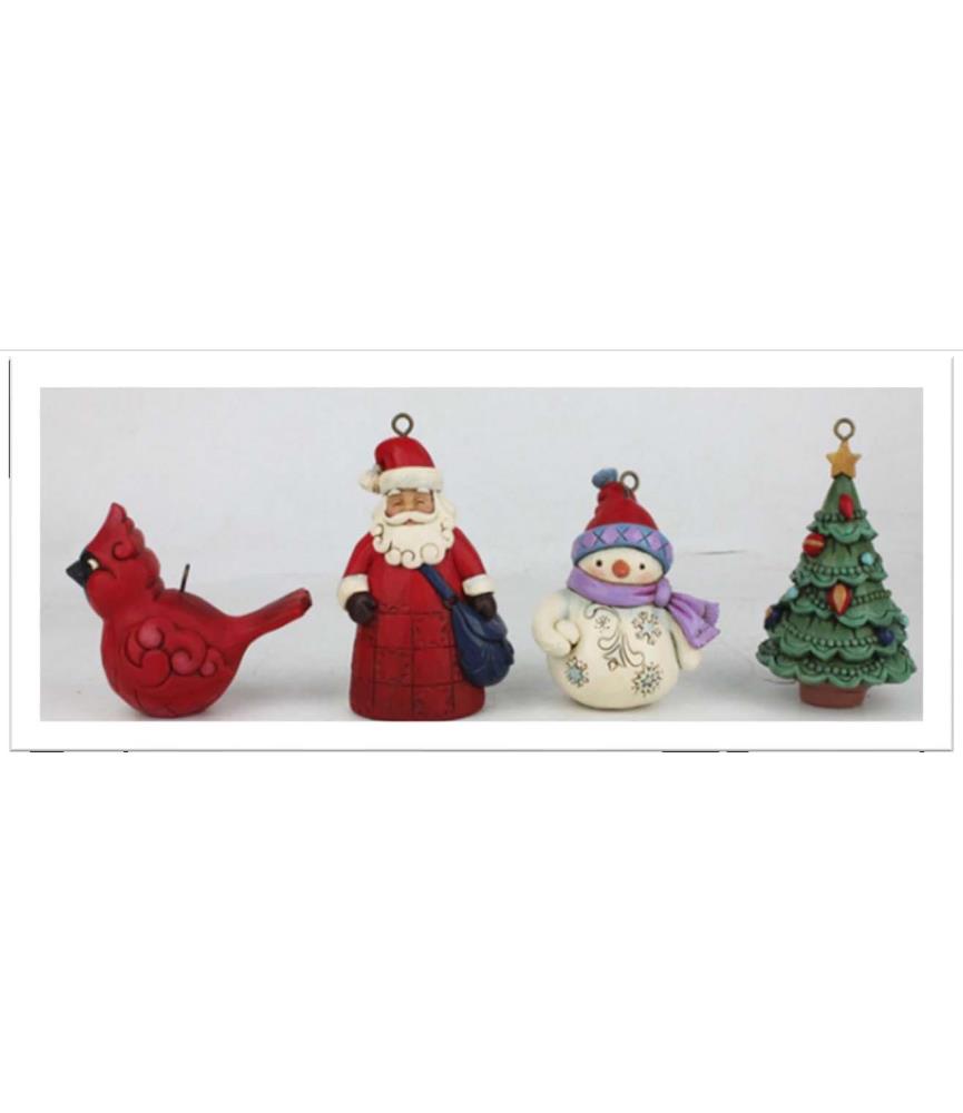 Christmas Ornament 4pc Set