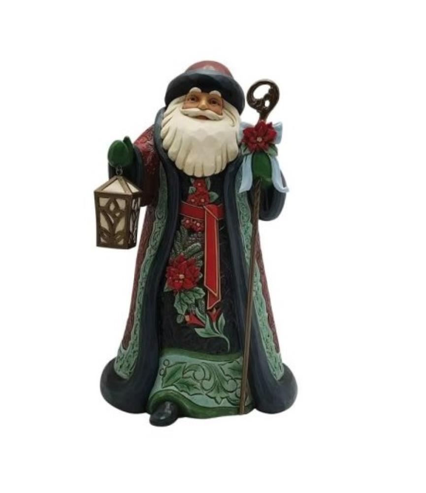 Holiday Manor Santa with Cane Figurine