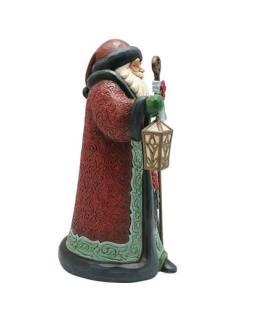 Holiday Manor Santa with Cane Figurine