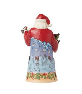 "Midnight Christmas Sky": Santa with Sleigh in Overnight Scene