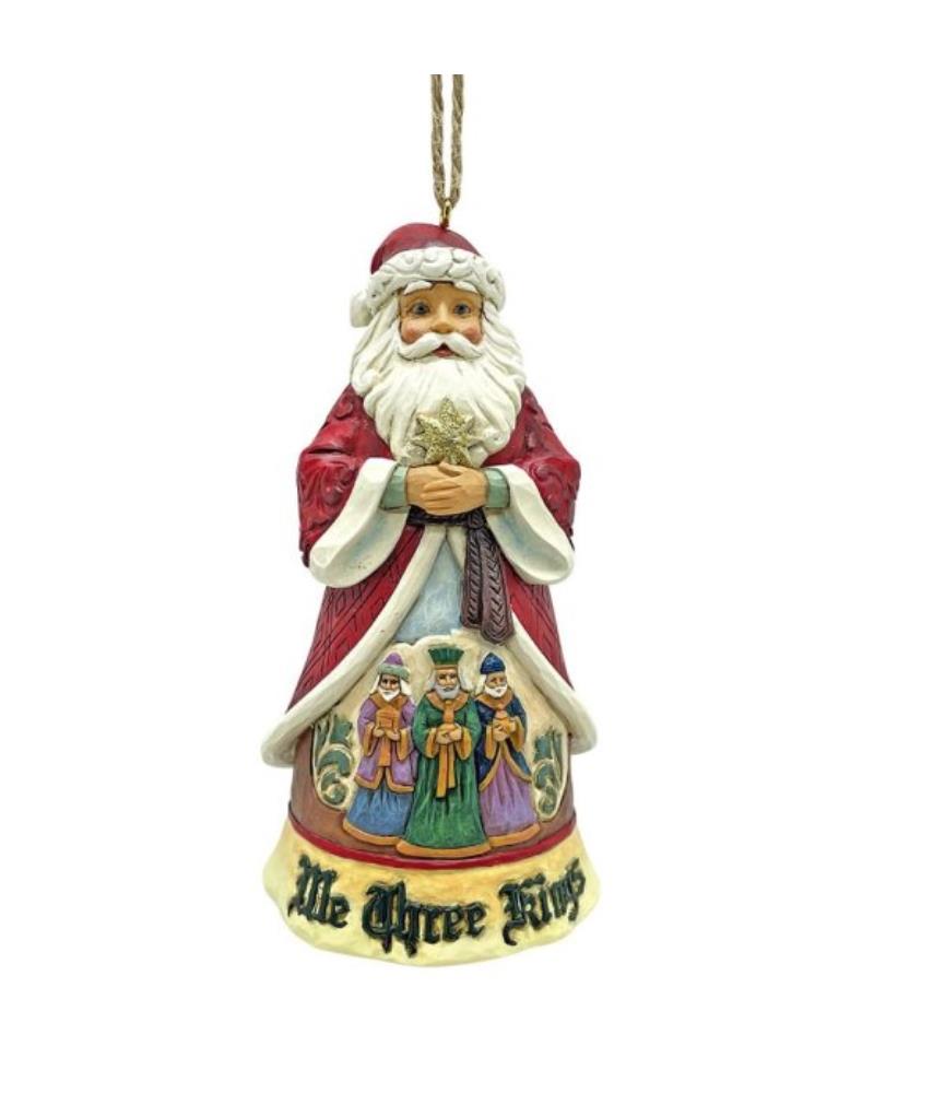 Santa Three Kings Hanging Ornament