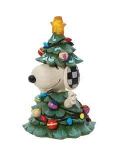 Snoopy Dressed as a Tree Figurine