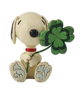Snoopy with Clover Mini Figurine