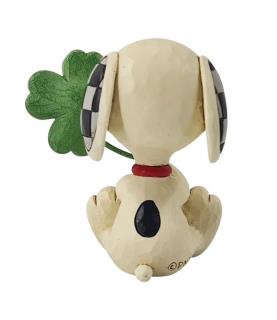 Snoopy with Clover Mini Figurine